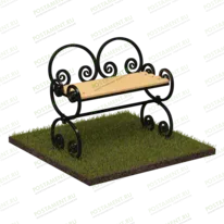 Лавка деревянная 50110 для оформления могилы