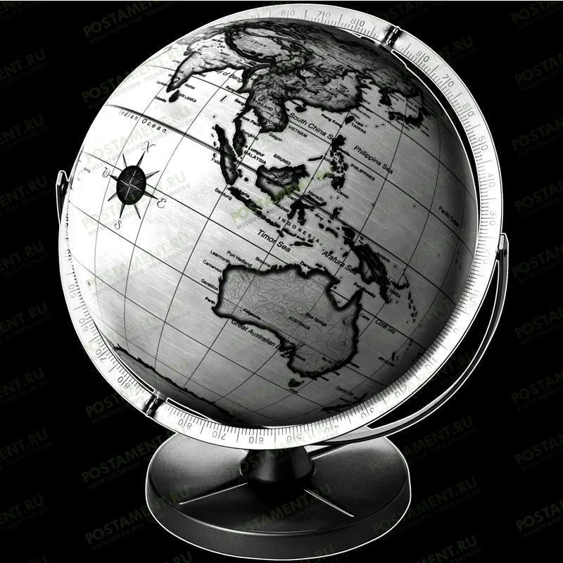 Глобус на памятник учителю географии