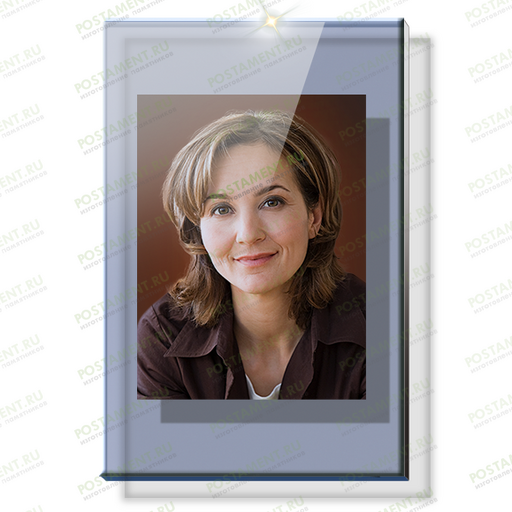 Стекляный портрет на памятник 92202