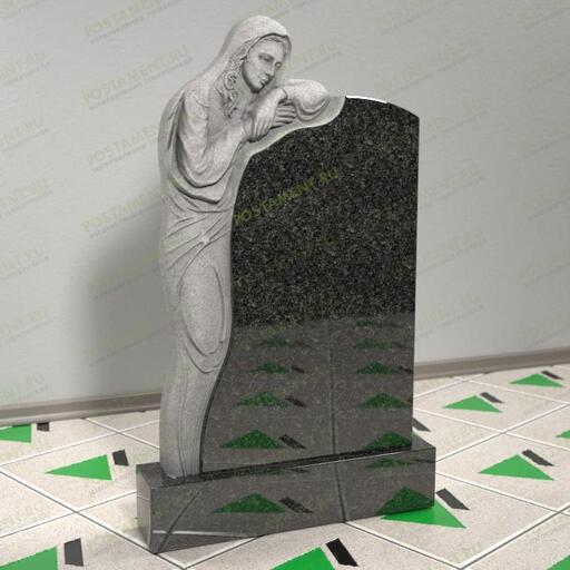 Памятник со скульптурой скорбящей