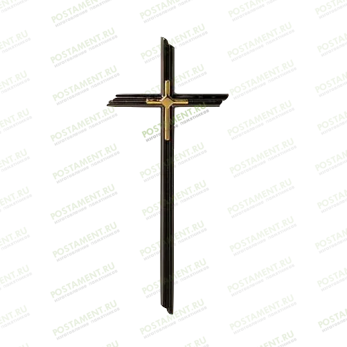 Крест из бронзы черного цвета 82074