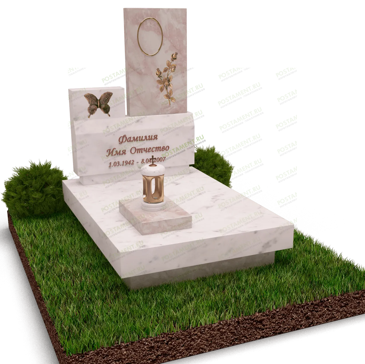 Мемориальный комплекс детский с бабочкой 18876