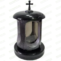 Оформление могилы - Лампадка из гранита 82401 для цветов