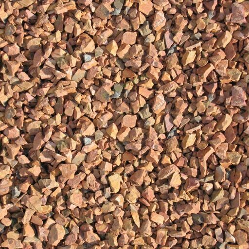 щебень на могилу оранжевый