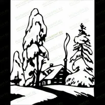 Зимний пейзаж 99030