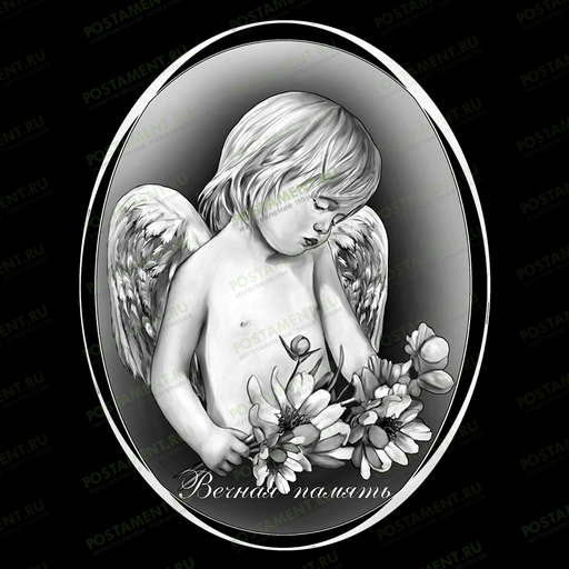 ангелок на памятник 