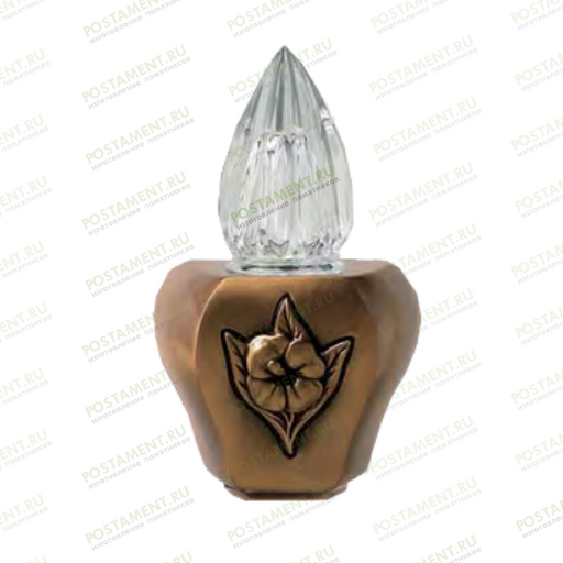 Лампада бронзовая на памятник 82118