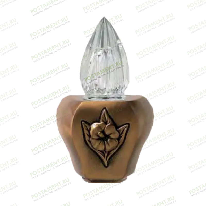 Лампада бронзовая на памятник 82118