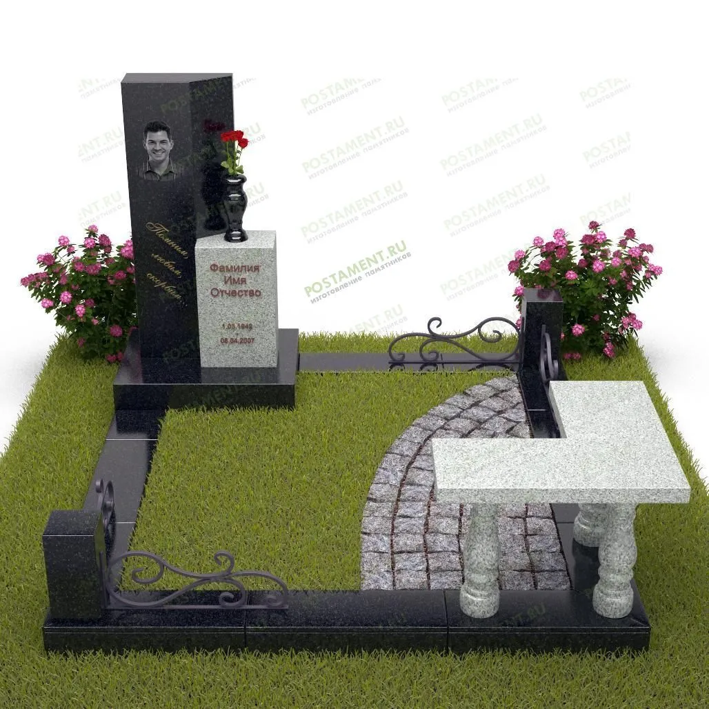 Комплекс комбинированный с брусчаткой 18847