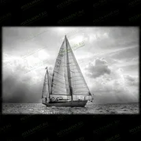 Яхта с парусами 91653