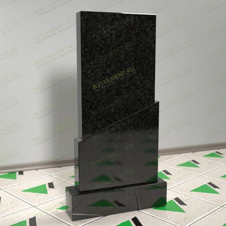 Памятник прямоугольный со срезом