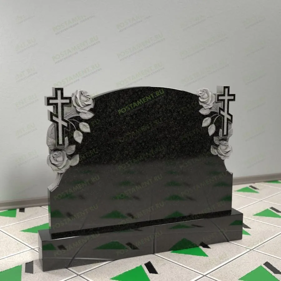 Памятник с розами 17730