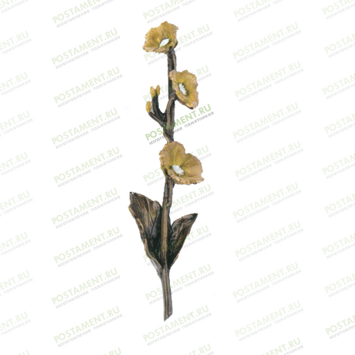 Веточка на памятник из бронзы 82035