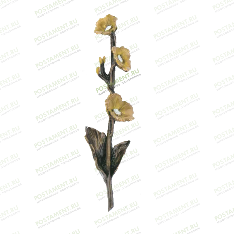 Веточка на памятник из бронзы 82035