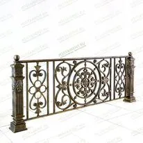 Ограда чугунная на могилу 82929