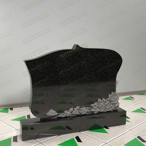 Памятник с розами 17653