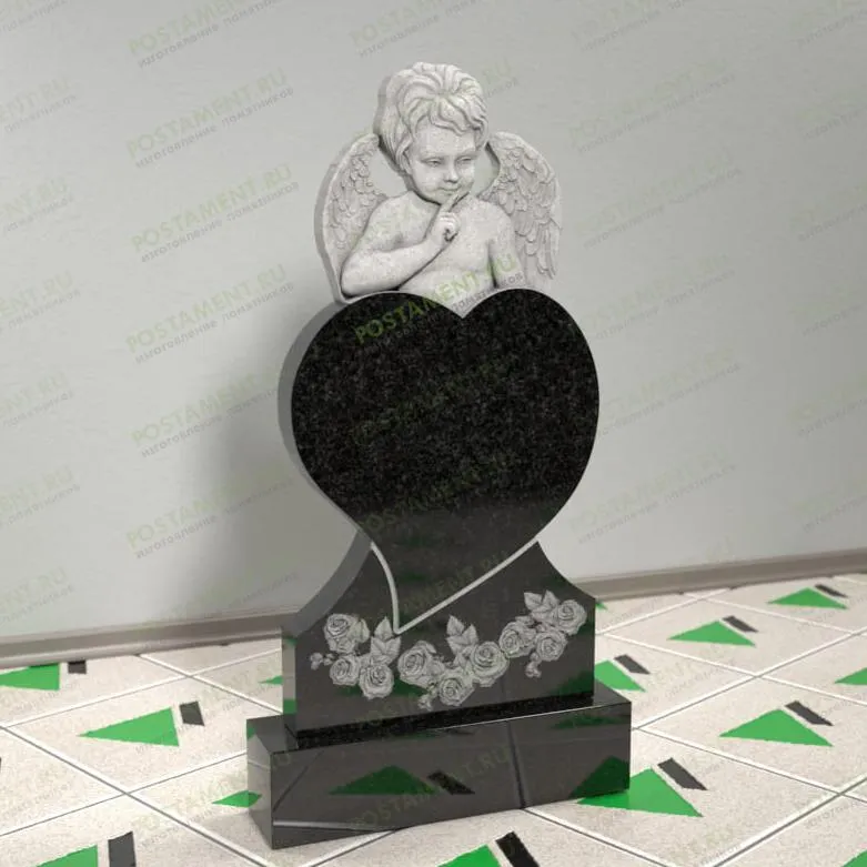 Памятник с ангелом детский 13930