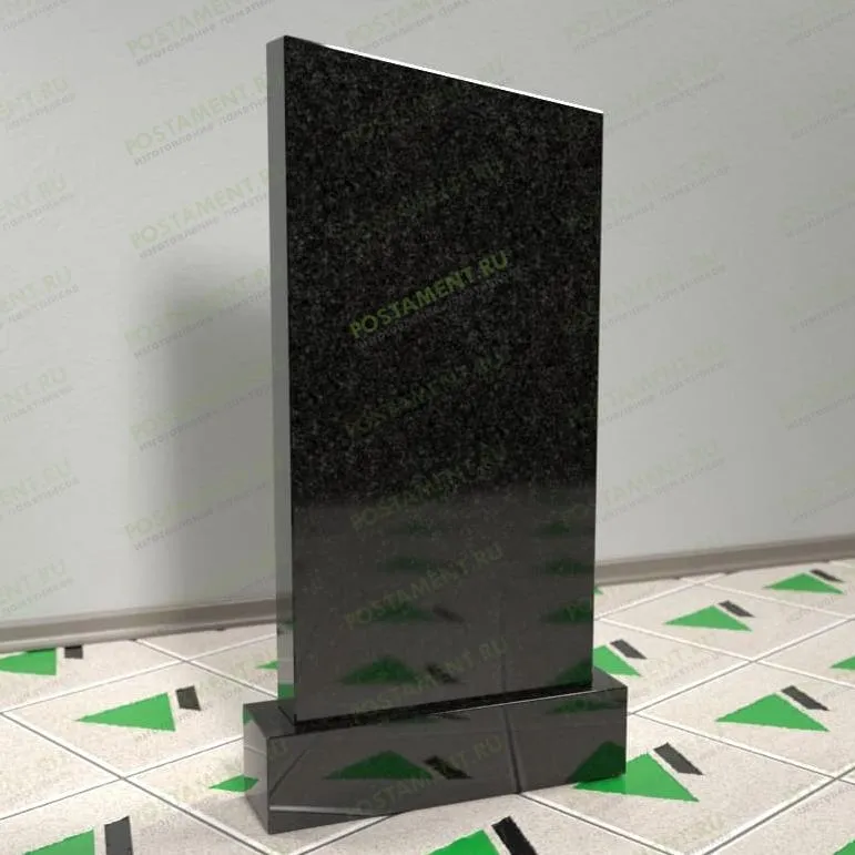 Памятник строгой формы на могилу
