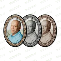 Керамика овальная на памятник 91814