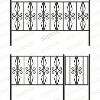 Ограда высокая 33018