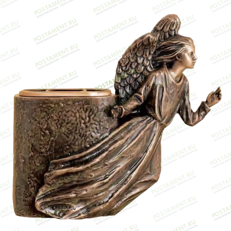 Вазочка с ангелом на памятник 82137