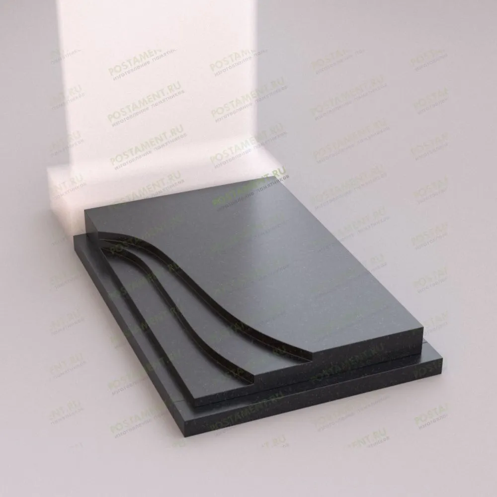 Цветник с перьями на могилу 81046