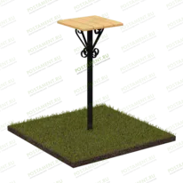 Стол металлический 50006 для оформления могилы