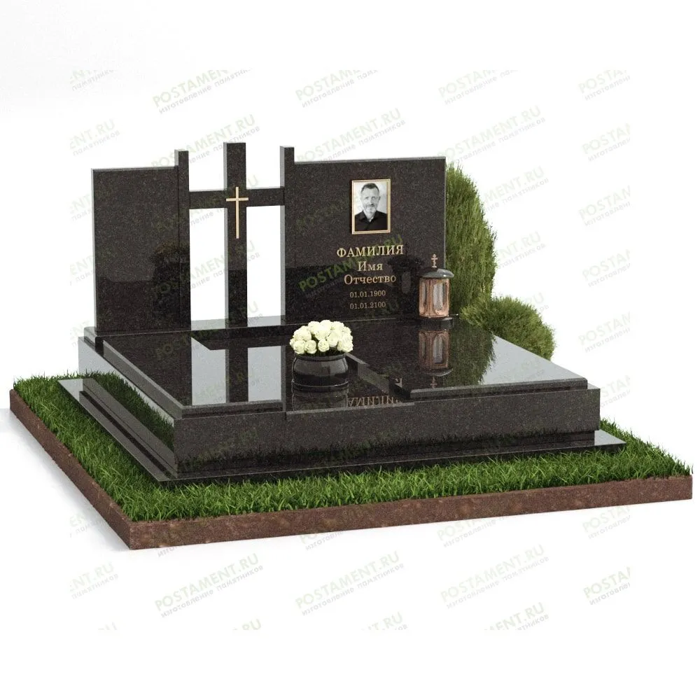 Семейный мемориальный комплекс с крестом 18947