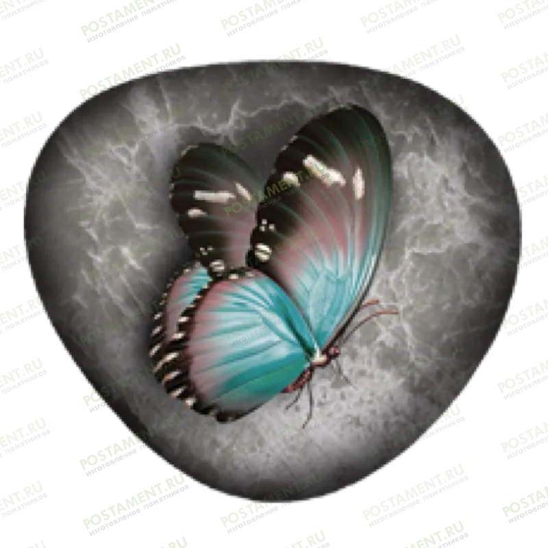 Бабочка из керамики на памятник 91978