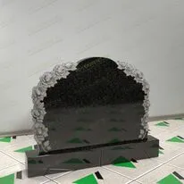 Памятник на могилу с розами № 17677