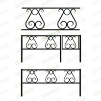 Ограда кованая 32012