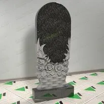 Памятник с розами № 12658