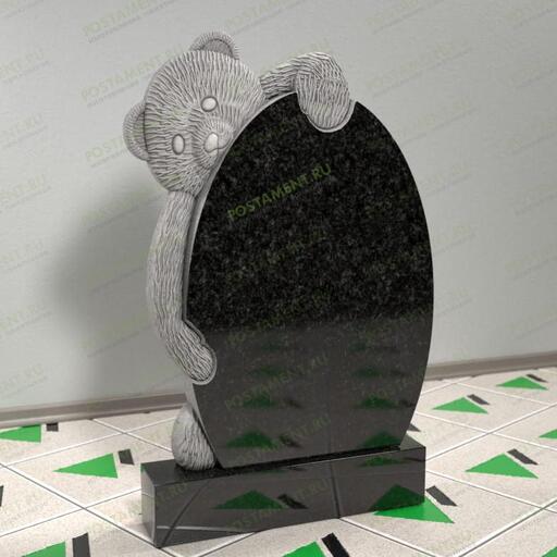 Памятник с мишкой детский 13303