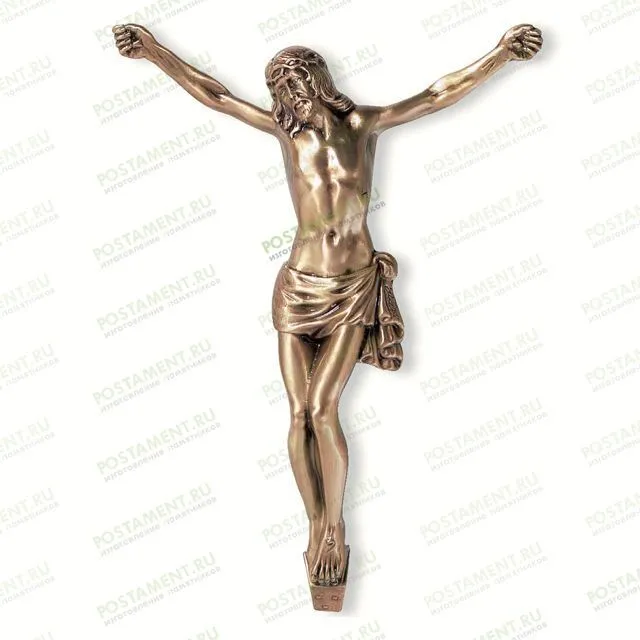 Иисус распятие из бронзы 82101