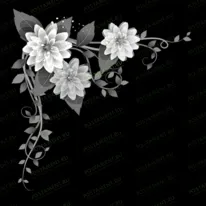 Виньетка с цветами 96038