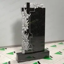 Памятник с лилиями на могилу № 12627