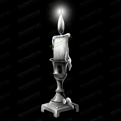 Горящая свечка на памятник 92005