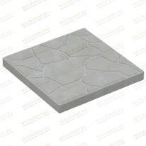 Плитка тротуарная 60014, название Тучка серая, размер 35×35×3