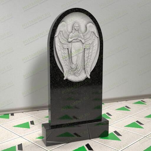 Памятник с ангелом барельефом 13033