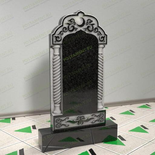 Памятник резной мусульманский с орнаментом