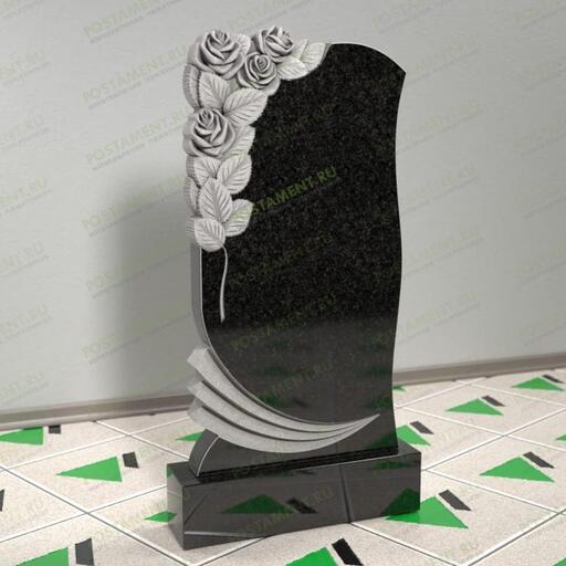 Розы гранитные на могилу из гранита 12562