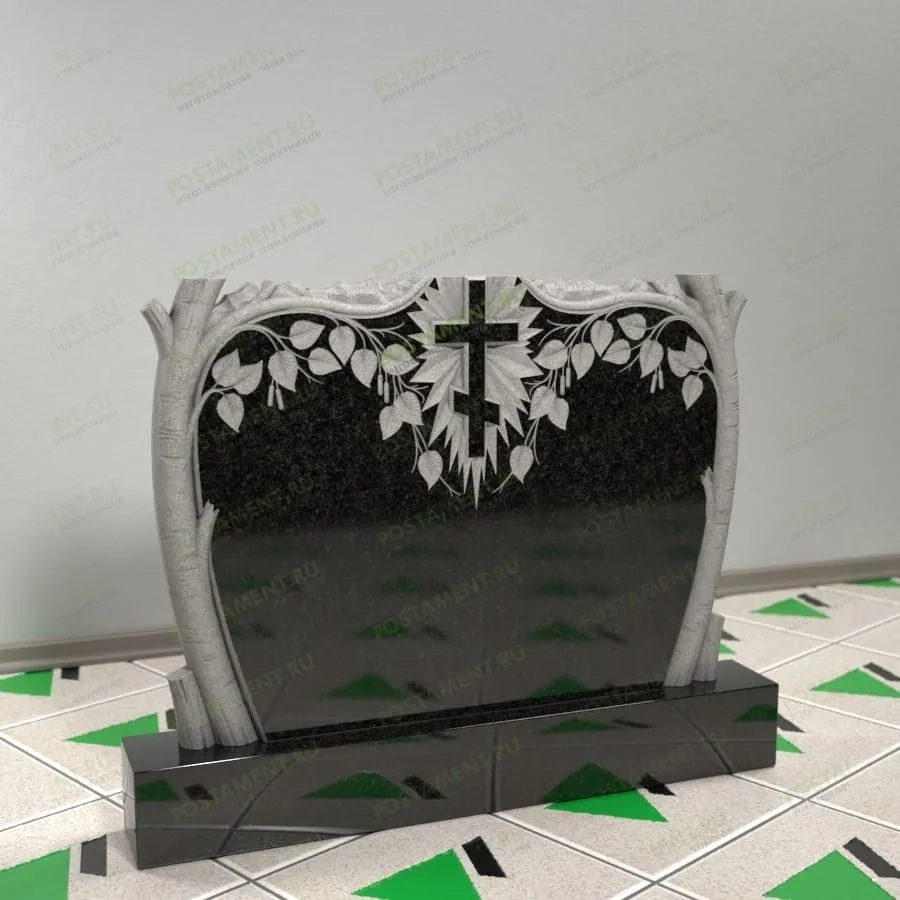 Памятник с березами 17772