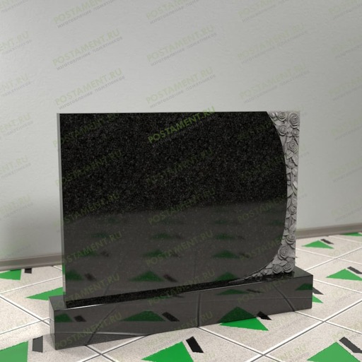 Памятник с розами 17652