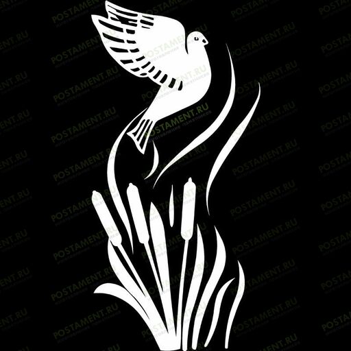 Голубь картинка на памятник 91105