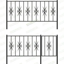 Ограда высокая 33009