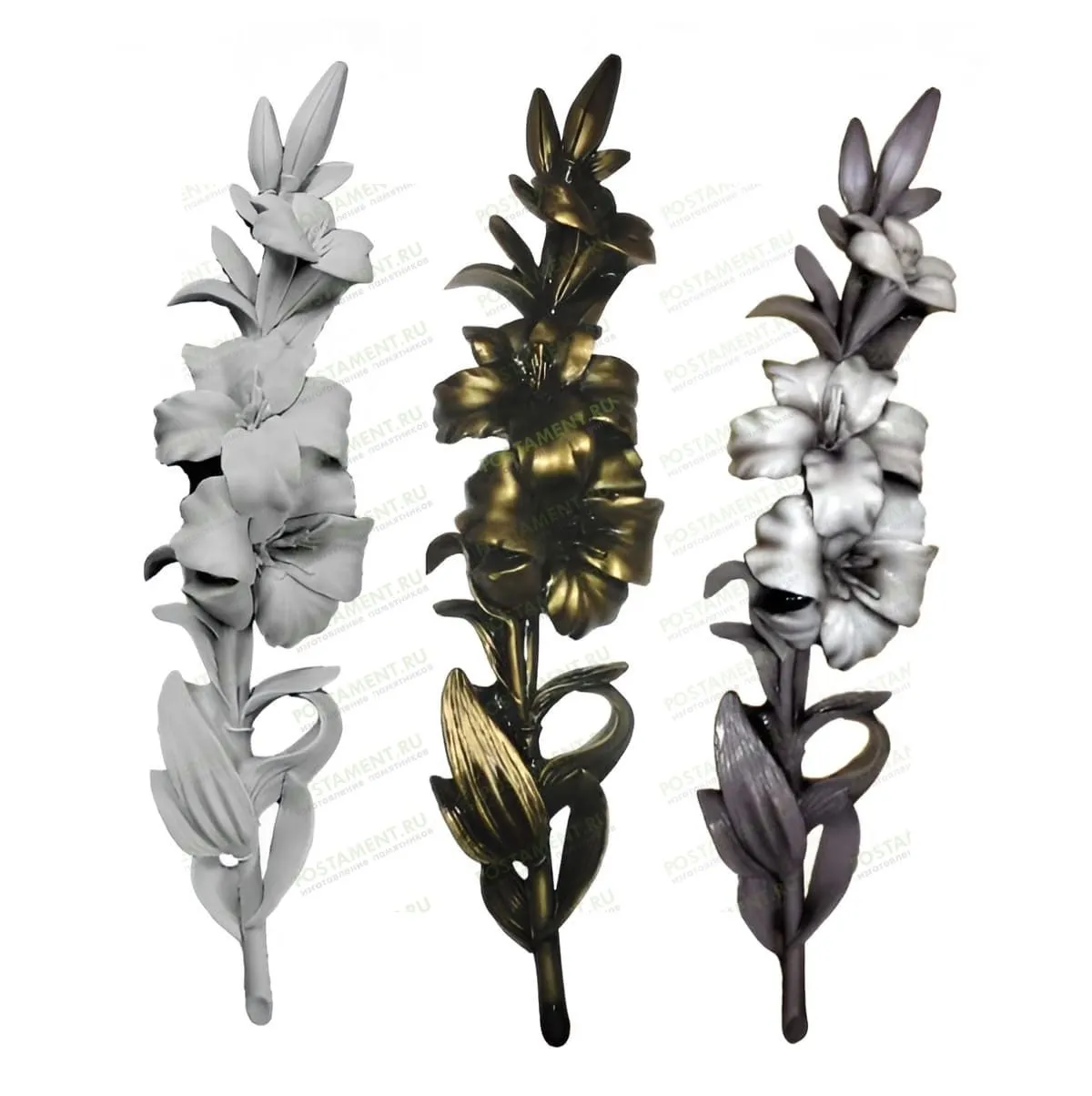 лилии на памятник из акрила 82245