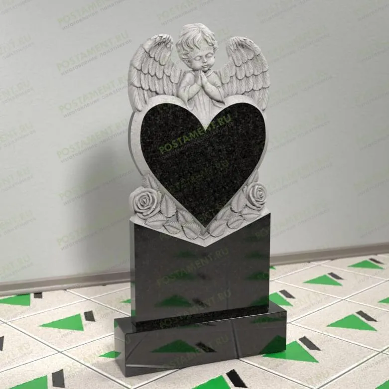 Памятник с ангелом детский 13931