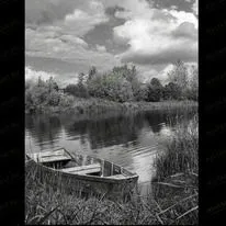 Лодка на озере 99025