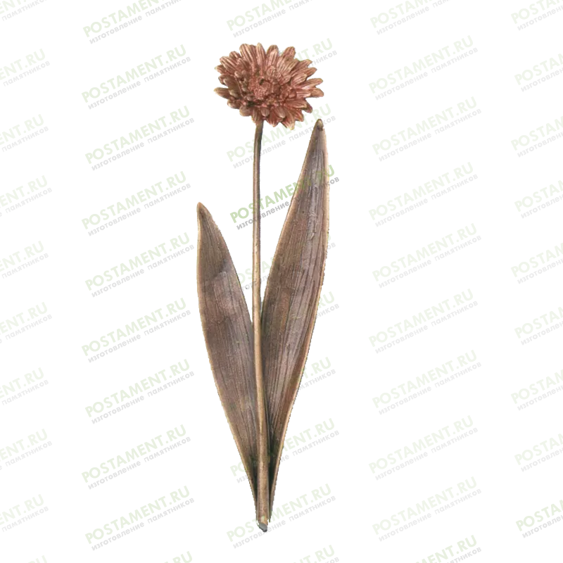 Гвоздика на памятник из бронзы 82028