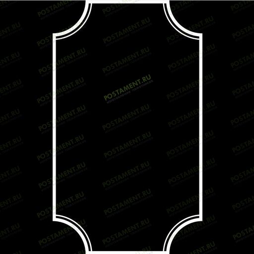 Рамка на памятник гравировка 91216